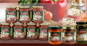 Condiments and ready made pasta sauces